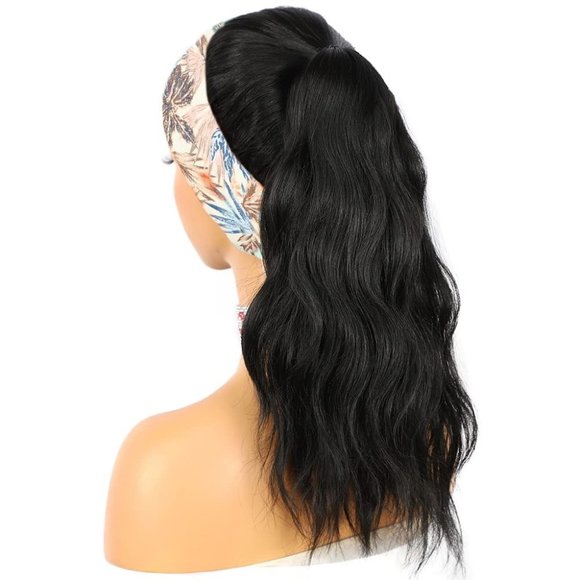 Long Black HeadBand Wig - Picture 1 of 3